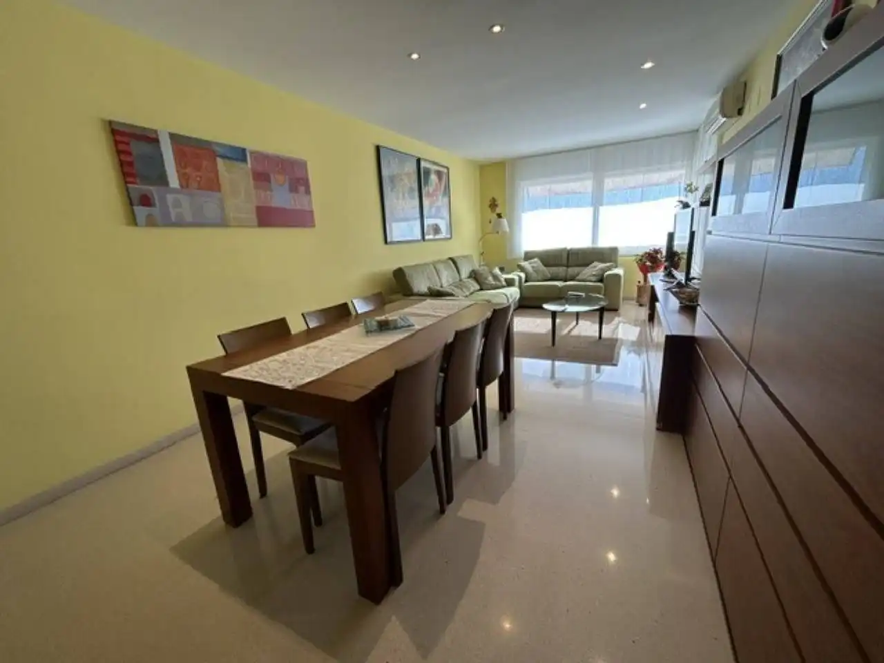 Dining room of Flat for sale in Terrassa  with Air Conditioner, Heating and Terrace