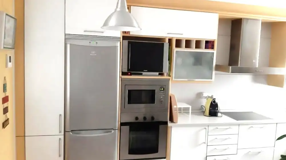 Cocina de Casa adosada en venta en Madrid con Aire acondicionado, Calefacción y Terraza