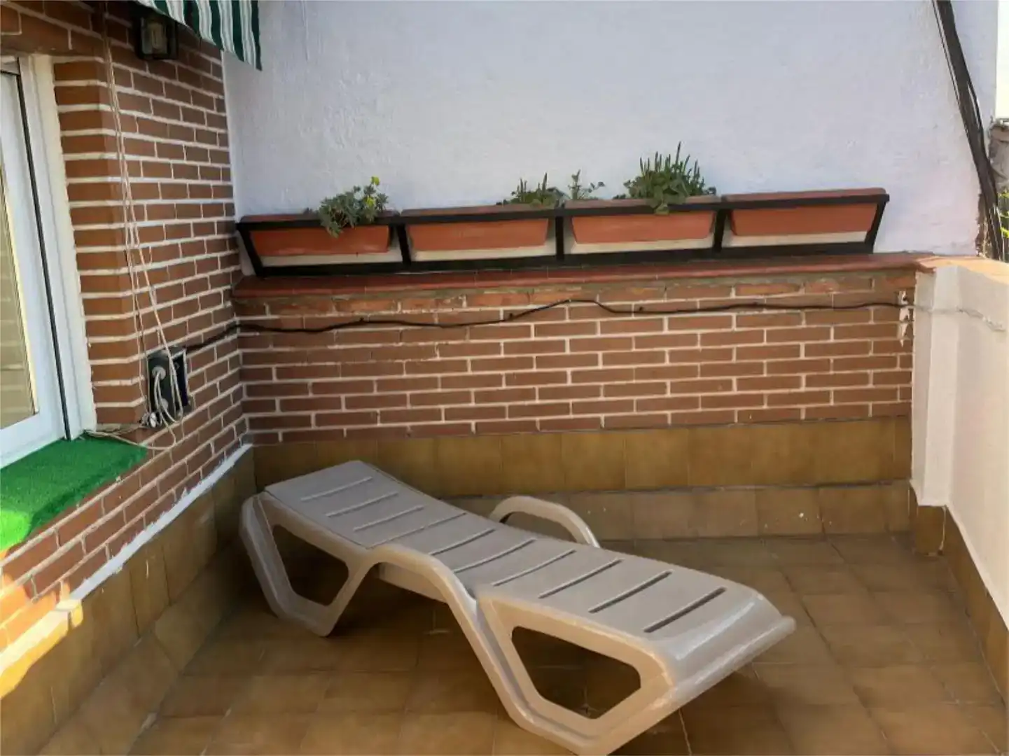 Terrasse von Dachboden zur Miete in Madrid mit Klimaanlage und Möbliert