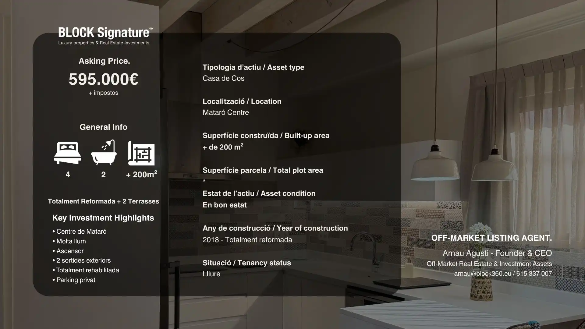 Detached homes for sale in Mataró  with Air Conditioner, Heating and Parquet flooring
