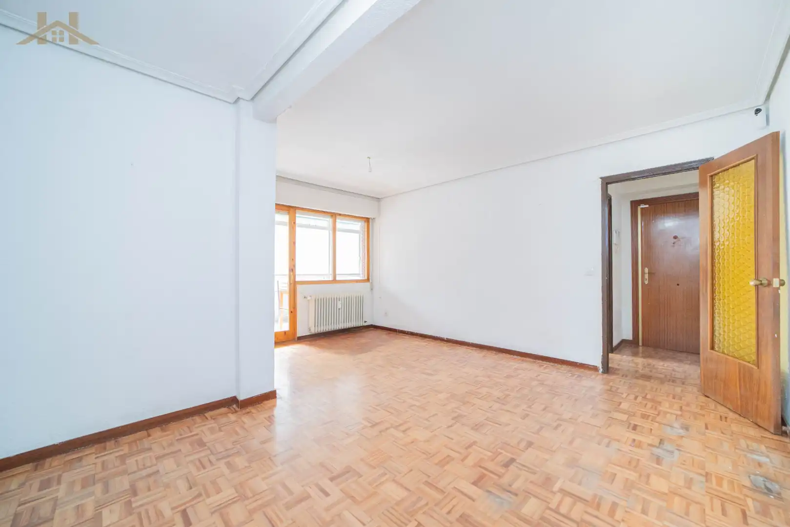 Wohnzimmer von Wohnung zum Verkauf in Fuenlabrada mit Heizung, Parkett und Terrasse