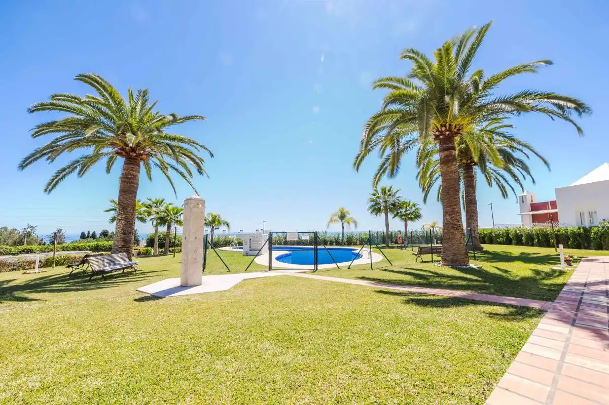 Swimming pool of Detached homes for sale in Nerja  with Air Conditioner, Heating and Private garden