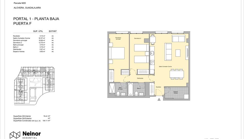 Photo 1 from new construction home in Flat for sale in    Avenida Castilla, Alovera, Guadalajara