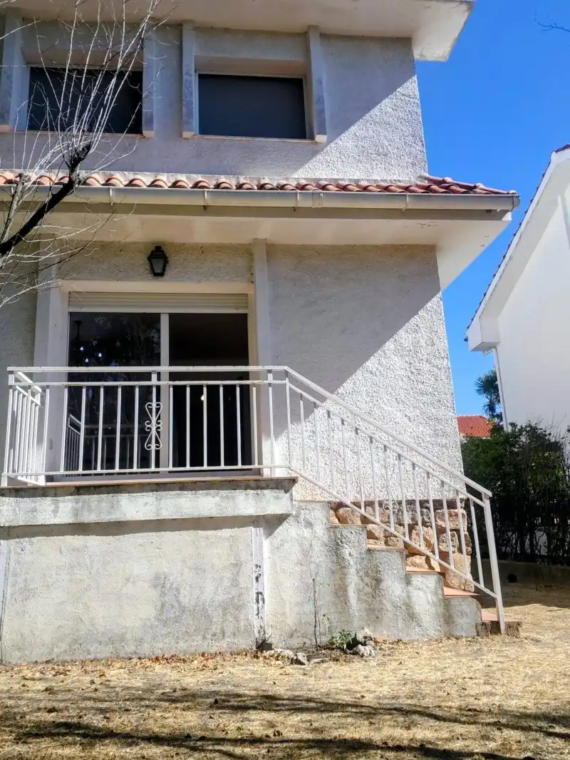 Exterior view of Detached homes for sale in Alpedrete  with Heating and Swimming Pool