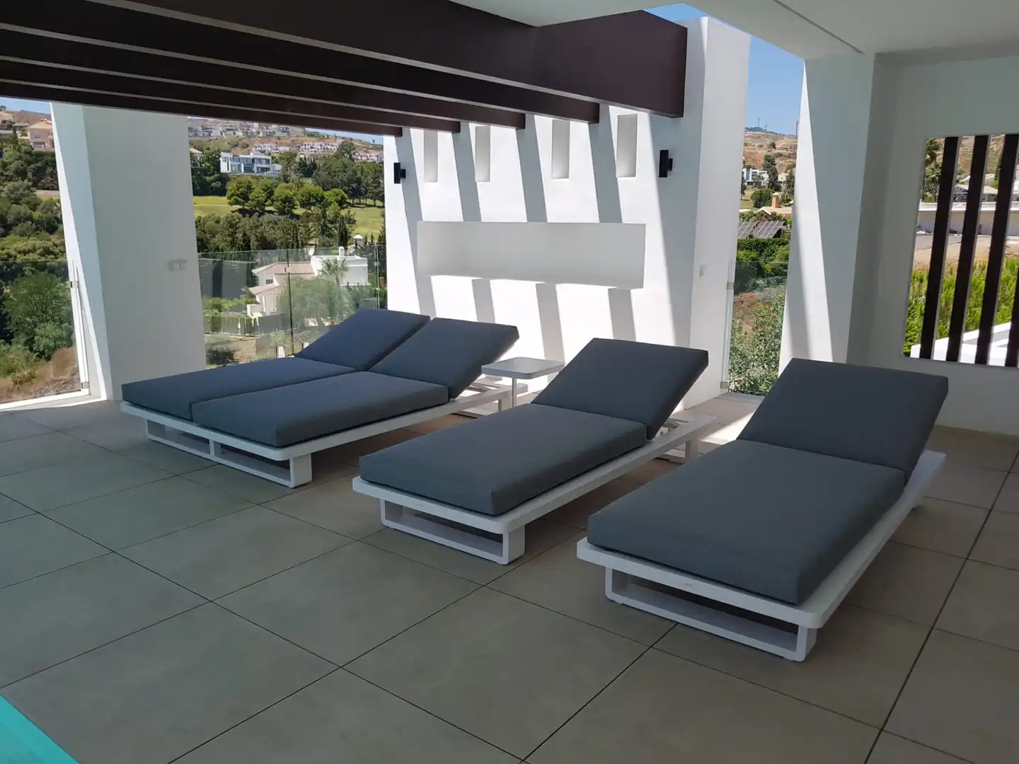 Terraza de Casa o chalet de alquiler en Benahavís con Aire acondicionado, Calefacción y Jardín privado