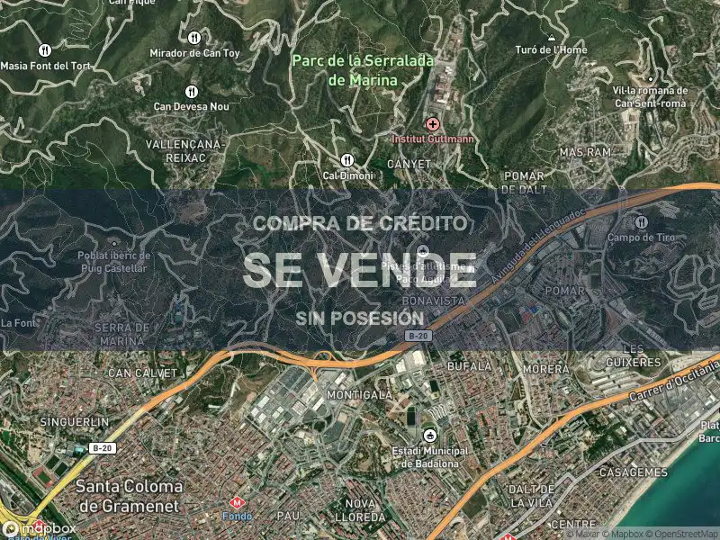 Exterior view of Flat for sale in Santa Coloma de Gramenet