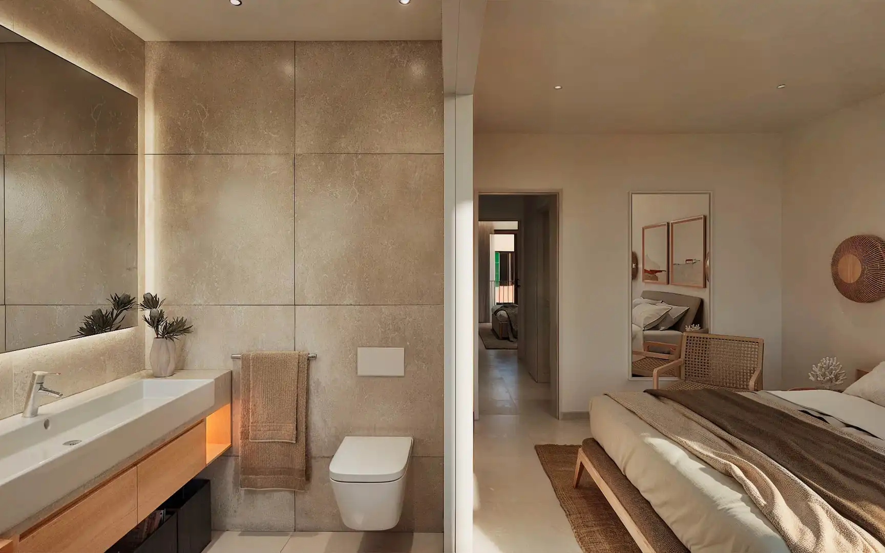 Bathroom of Houses for sale in Campos  with Air Conditioner, Heating and Swimming Pool