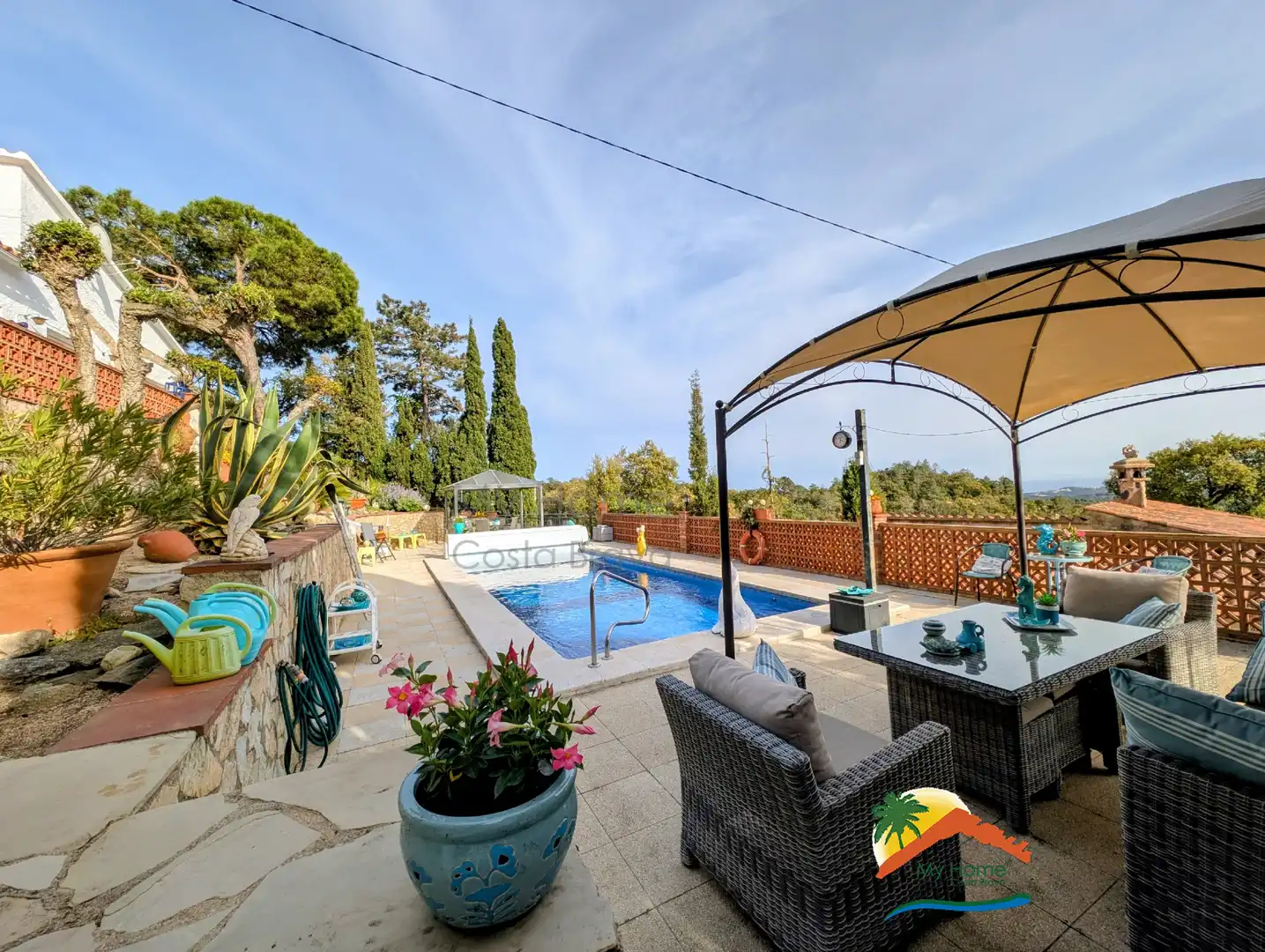 Piscina de Casa o xalet en venda en Lloret de Mar amb Jardí privat, Terrassa i Piscina