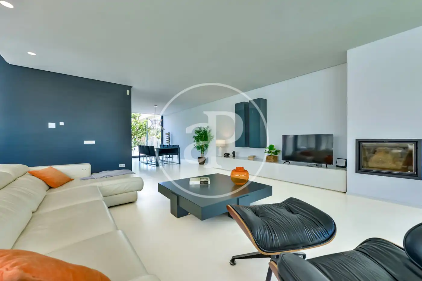 Sala d'estar de Casa o xalet en venda en Bétera amb Aire condicionat, Calefacció i Jardí privat