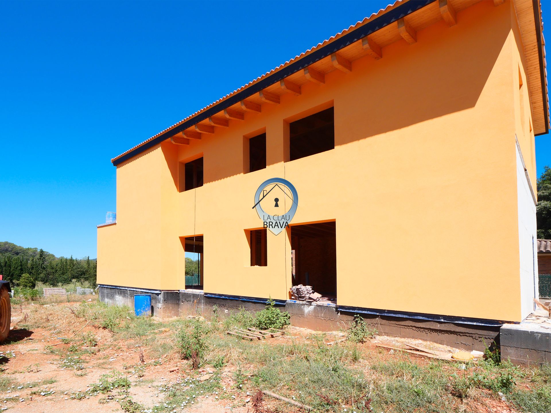Vista exterior de Casa o xalet en venda en Serinyà amb Jardí privat, Terrassa i Balcó