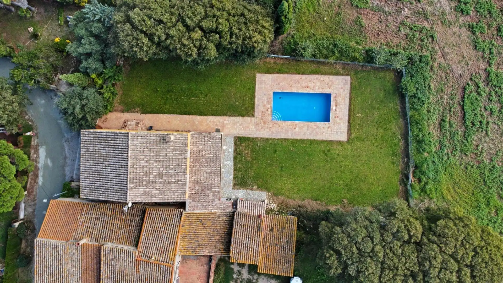 Swimming pool of Country homes for sale in Garrigàs  with Private garden, Terrace and Swimming Pool