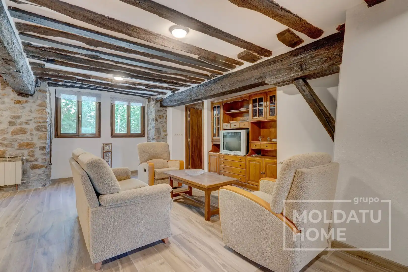 Sala de estar de Casa o chalet en venta en Mendaro con Calefacción, Jardín privado y Terraza