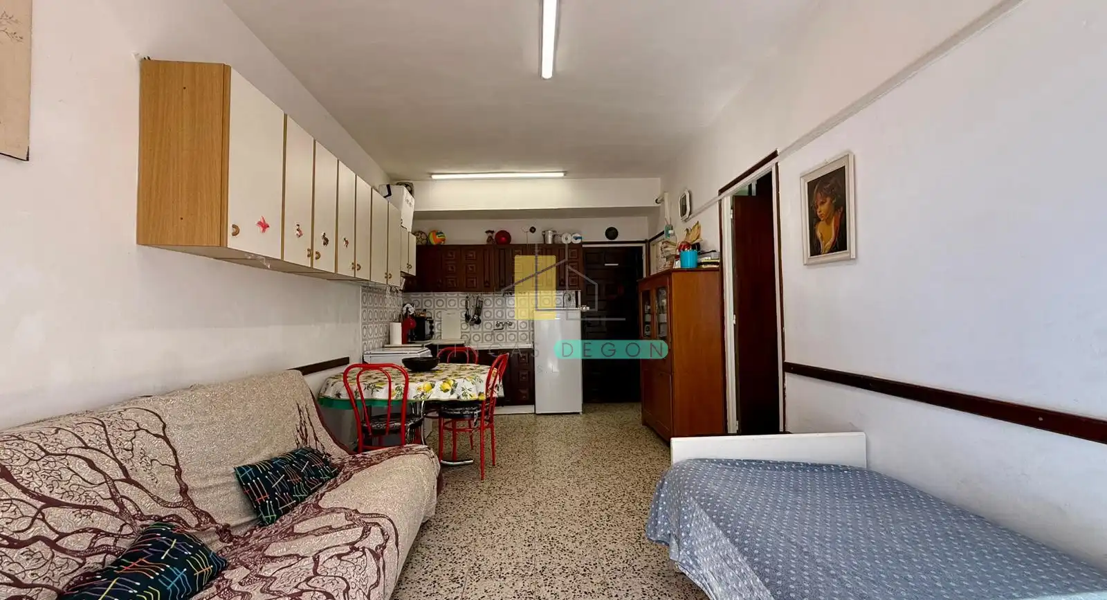 Sala de estar de Apartamento en venta en Roses con Calefacción, Horno y Microondas
