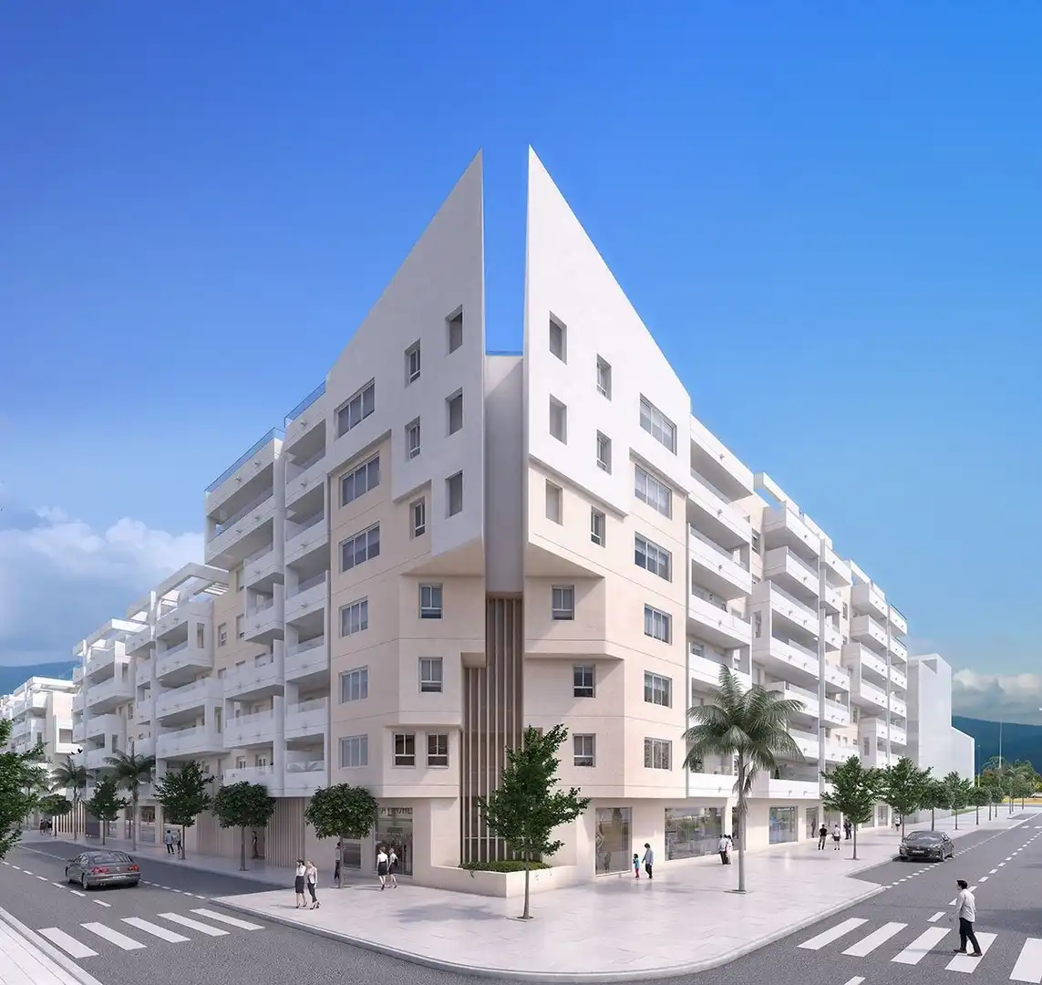 Vista exterior de Pis en venda en Marbella amb Aire condicionat, Terrassa i Piscina comunitària