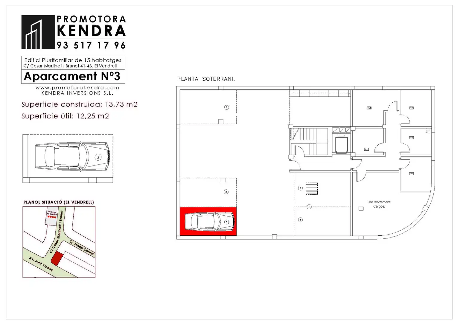 Garage for sale in El Vendrell