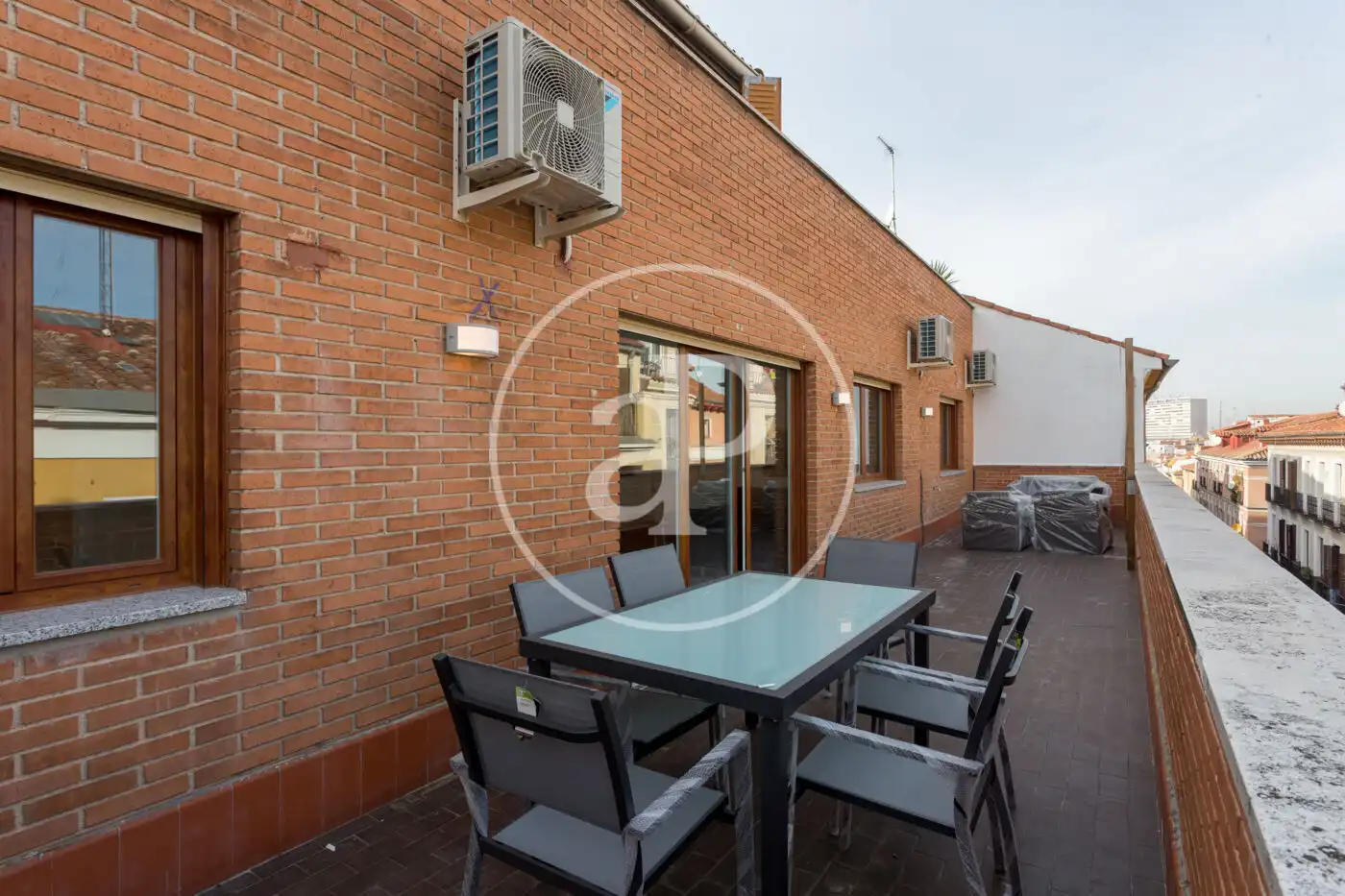 Terrasse von Wohnung zur Miete in Madrid mit Klimaanlage, Heizung und Terrasse