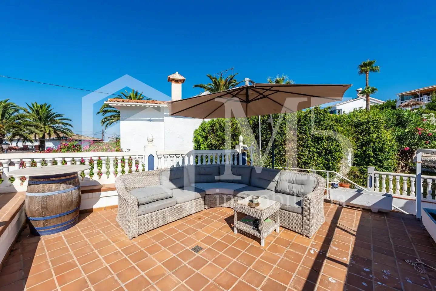 Terraza de Casa o chalet en venta en Vélez-Málaga con Jardín privado, Terraza y Piscina