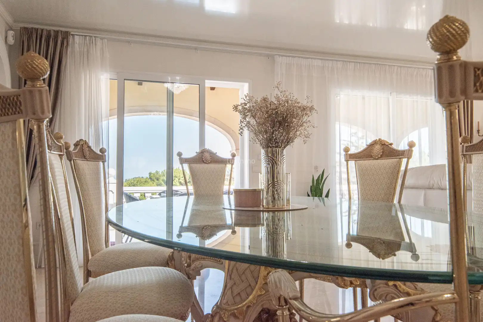 Comedor de Casa o chalet en venta en Pedreguer con Aire acondicionado, Jardín privado y Terraza