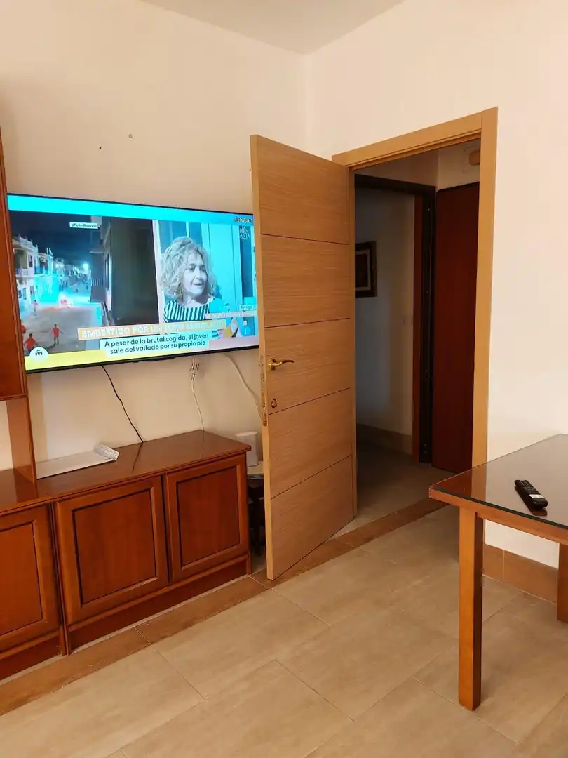 Sala d'estar de Pis de lloguer en Córdoba amb Aire condicionat, Terrassa i Moblat