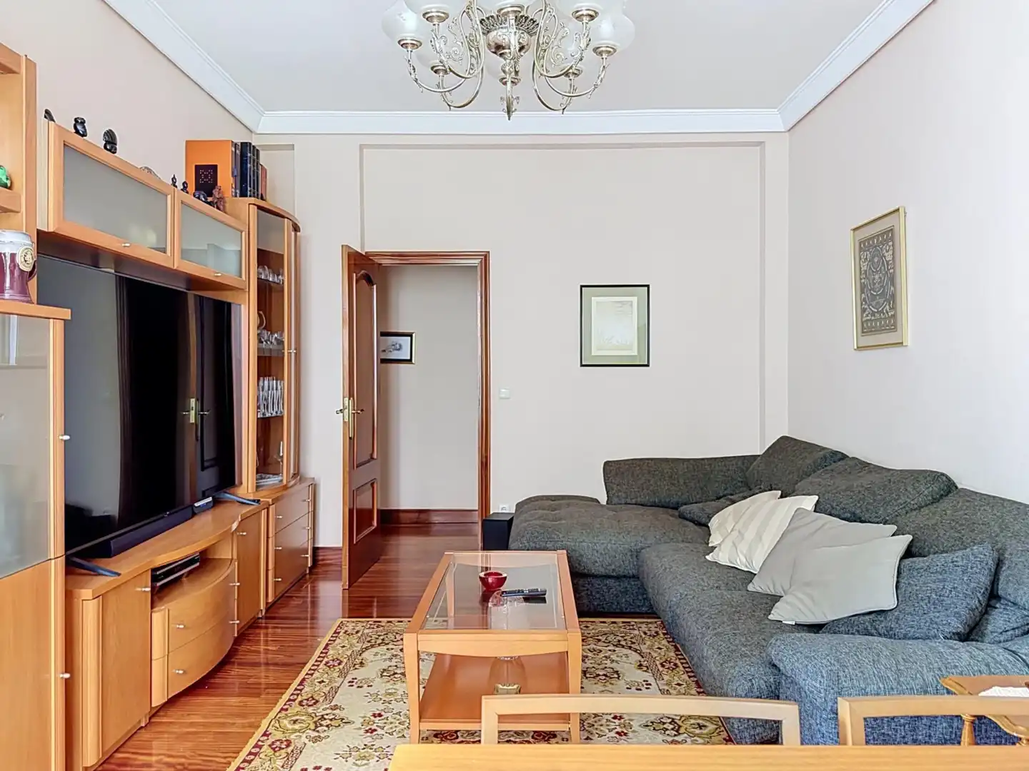 Sala de estar de Piso en venta en Donostia - San Sebastián  con Calefacción y Balcón