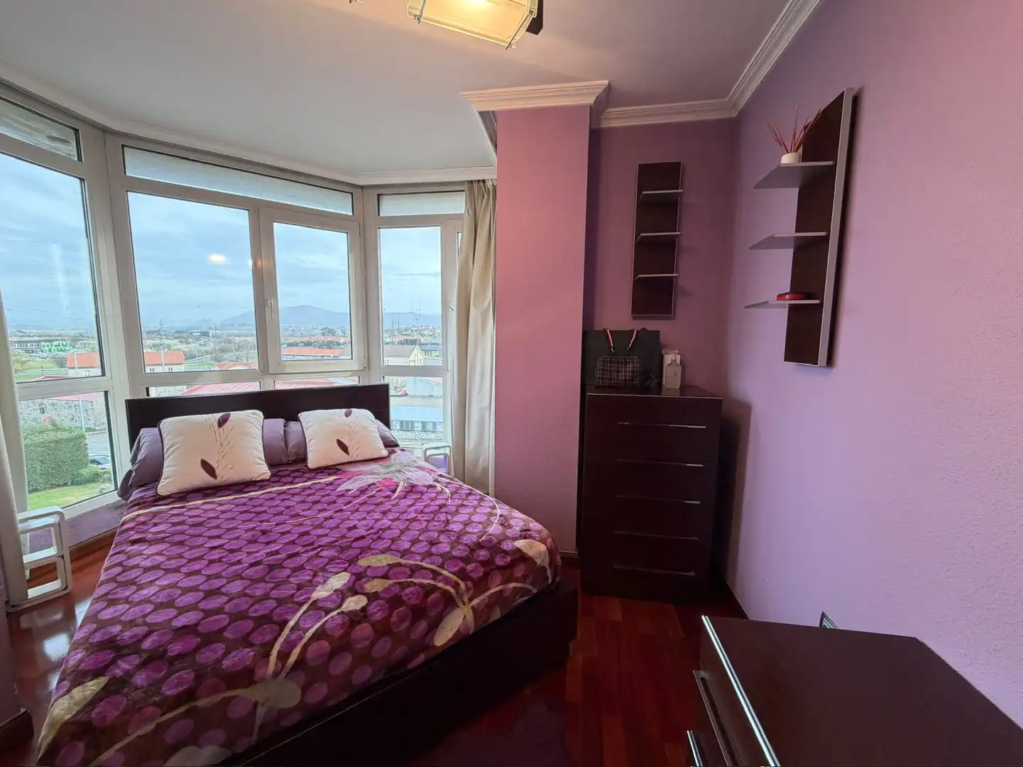Schlafzimmer von Wohnung zum Verkauf in Santander mit Parkett und Terrasse