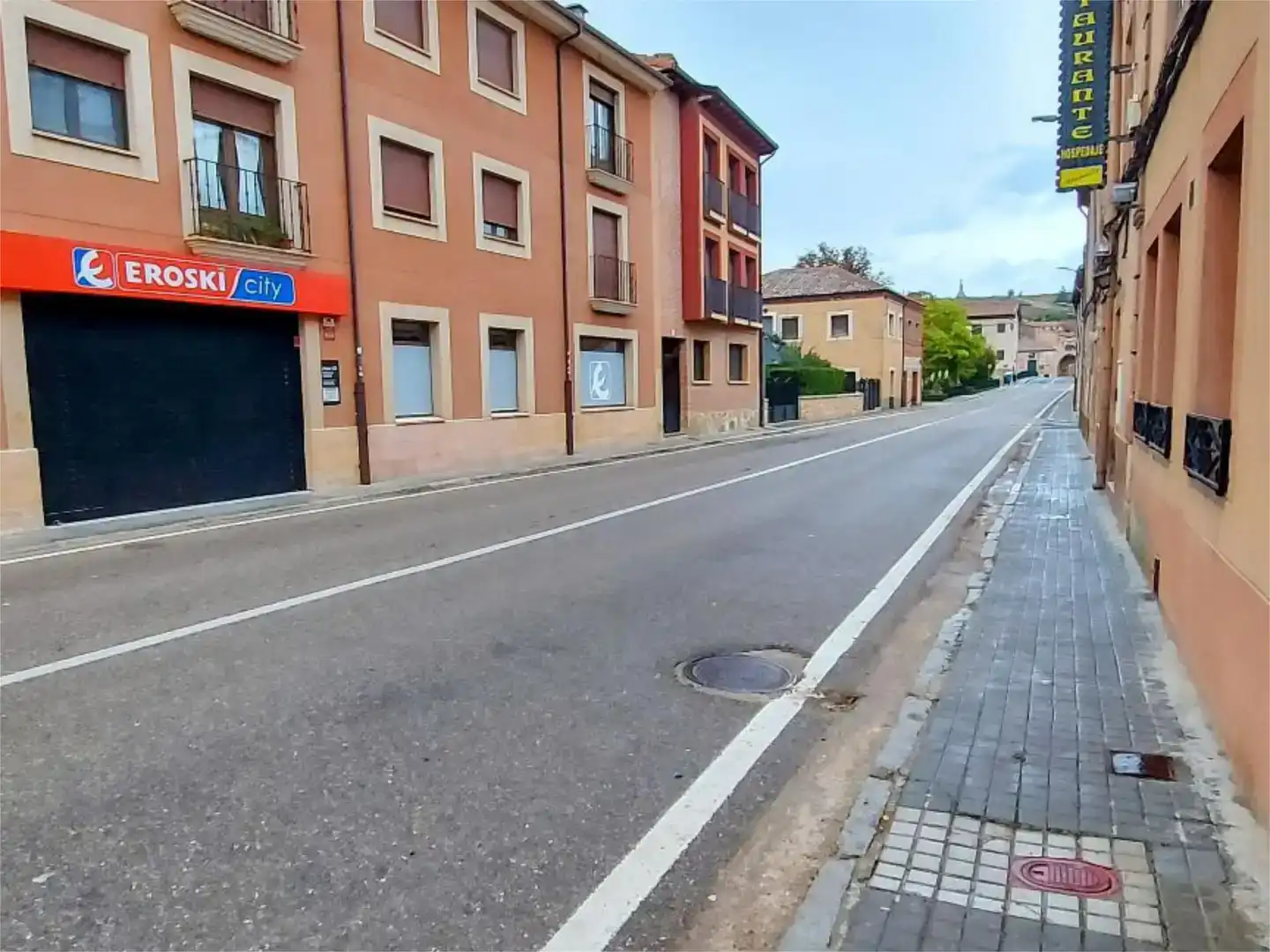 Vista exterior de Piso en venta en Ayllón con Parquet, Trastero y Balcón