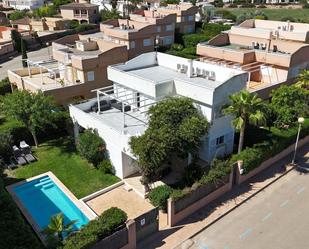 Vista exterior de Casa o xalet de lloguer en Campos amb Aire condicionat, Terrassa i Piscina