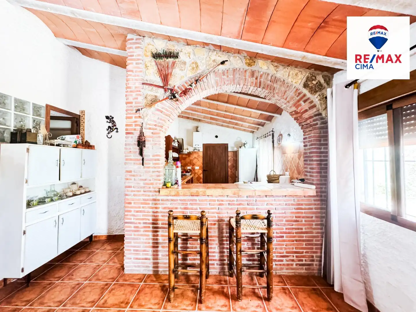 Cuina de Casa o xalet en venda en Cuevas del Campo amb Terrassa i Moblat