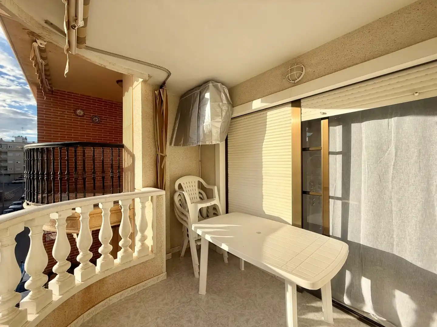 Balcony of Flat for rent in Guardamar del Segura  with Terrace, Furnished and Oven