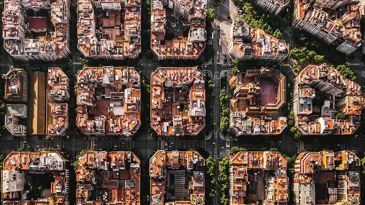 Vista exterior de Pis en venda en Barcelona amb Calefacció i Terrassa