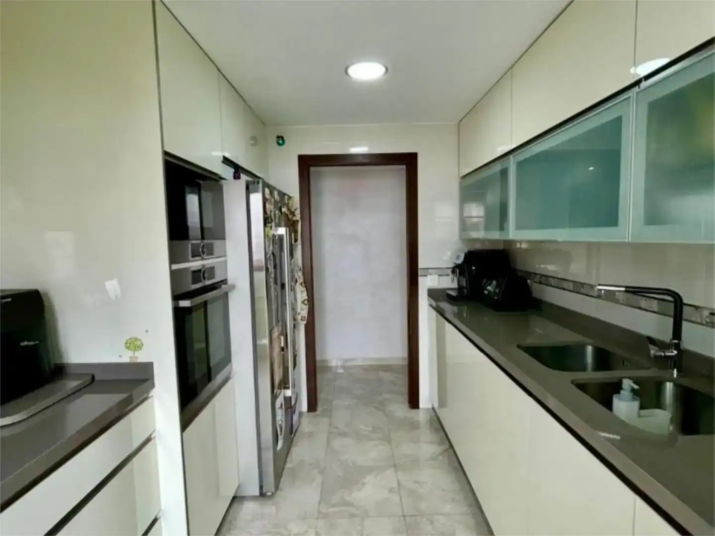 Kitchen of Flat for sale in  Melilla Capital  with Air Conditioner and Balcony