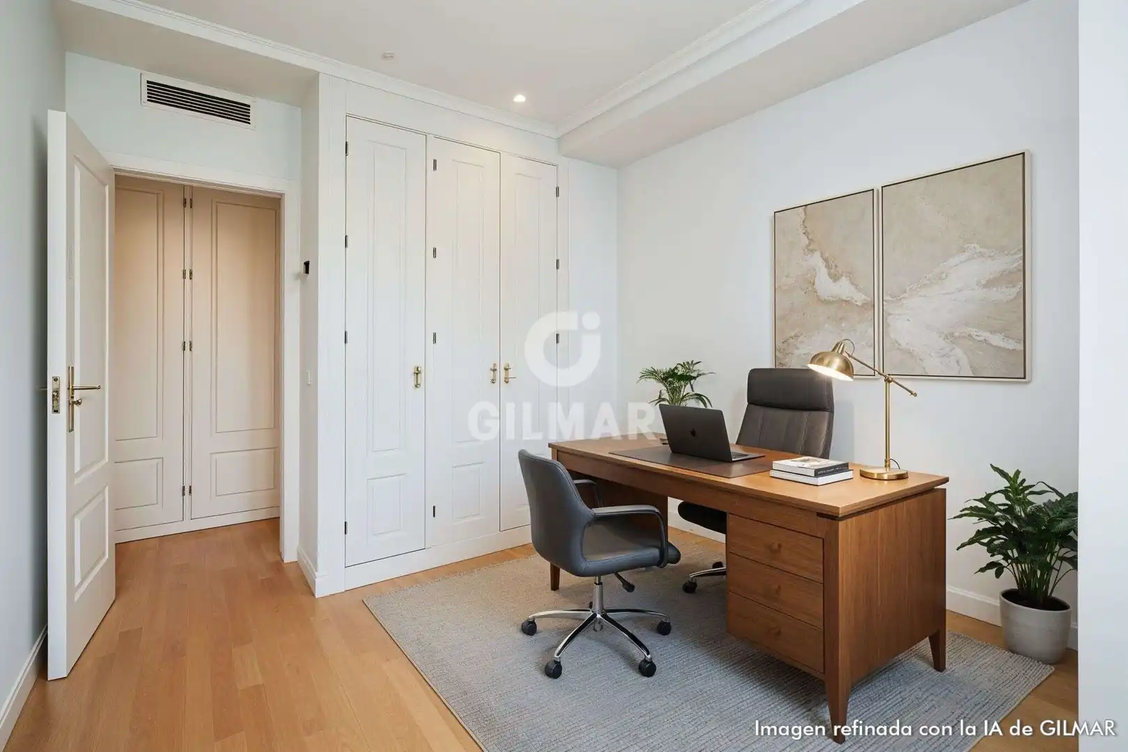 Bedroom of Flat for sale in Madrid  with Heating, Private garden and Storage room