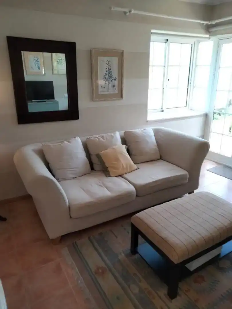 Living room of Flat for rent in Pollença  with Air Conditioner, Private garden and Furnished