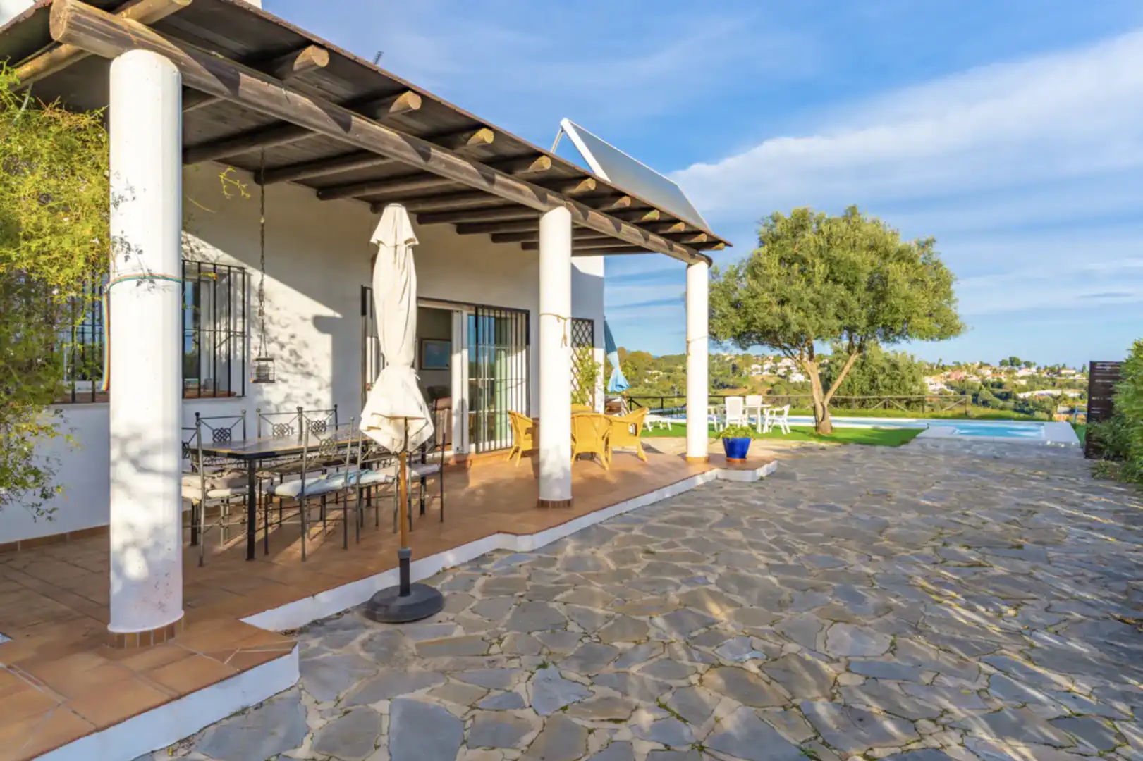 Terraza de Casa adosada en venta en Estepona con Calefacción, Jardín privado y Terraza