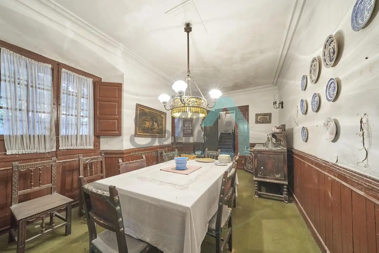 Comedor de Casa o chalet en venta en Oviedo  con Jardín privado, Parquet y Terraza
