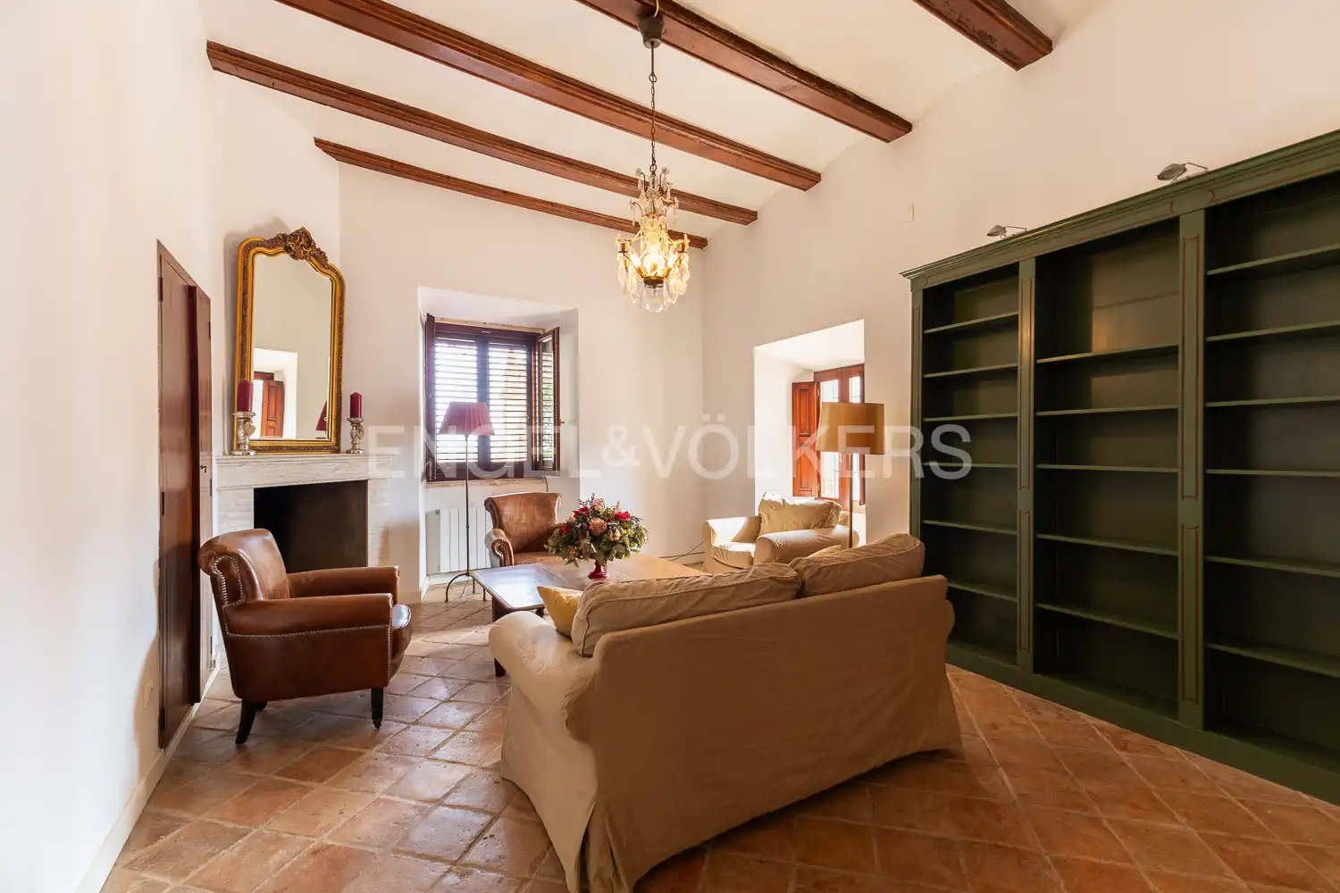Sala de estar de Casa o chalet en venta en Manuel con Aire acondicionado, Calefacción y Parquet