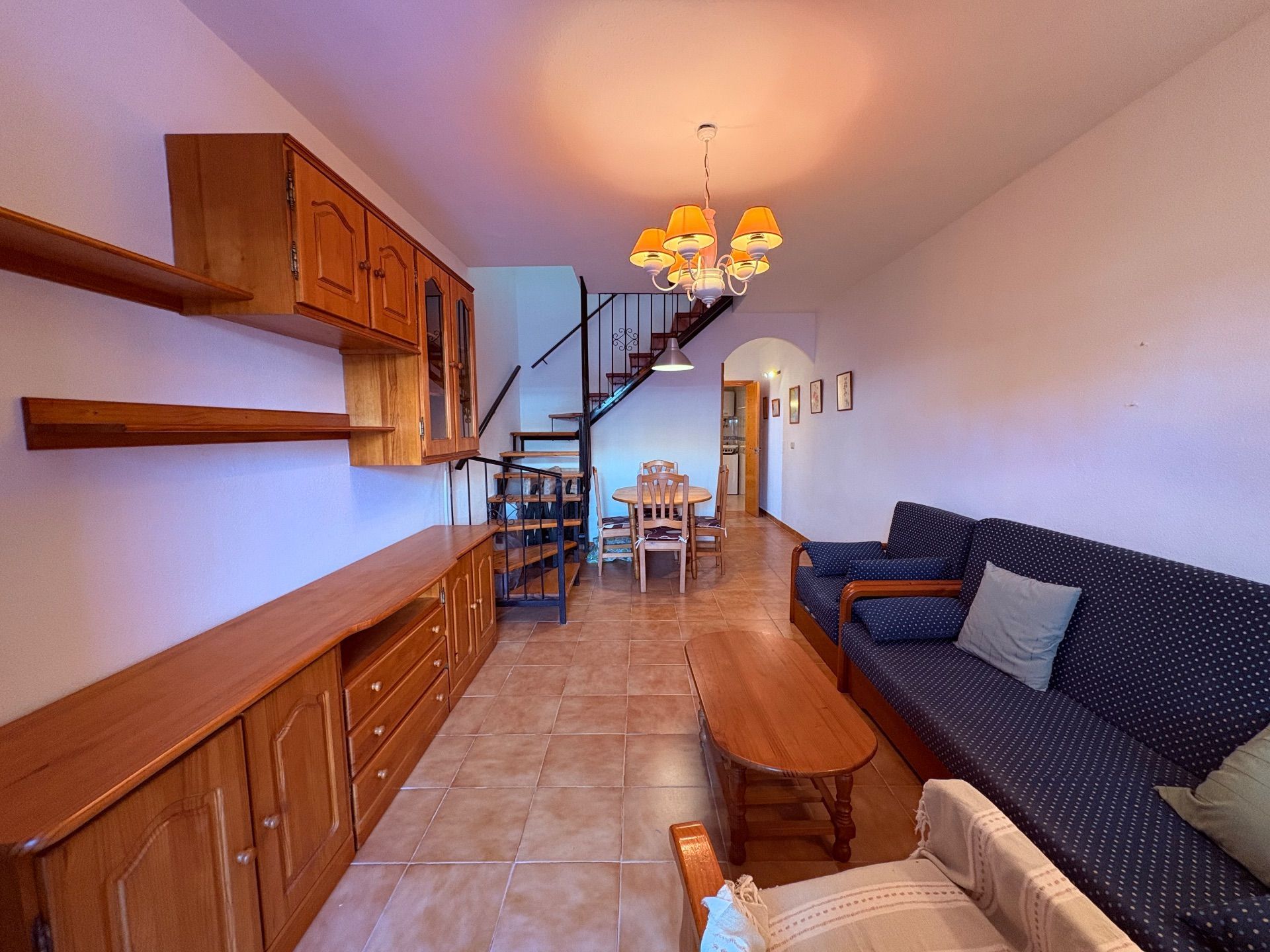 Living room of Single-family semi-detached to rent in San Javier  with Furnished