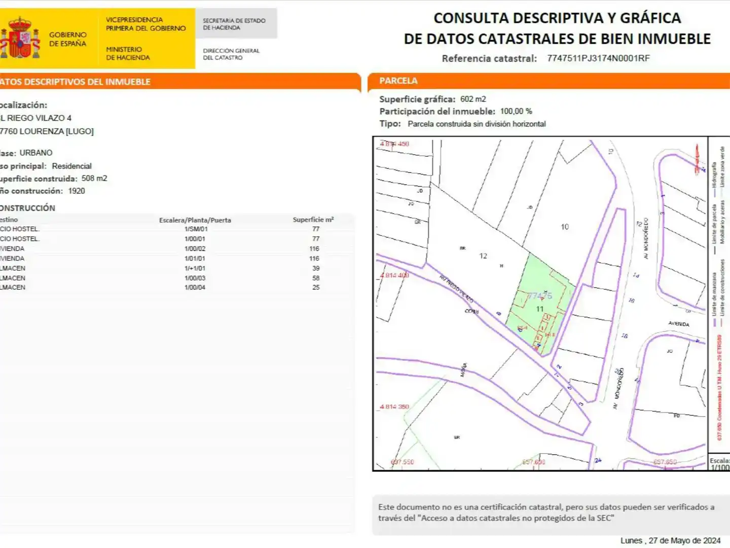 Casa o chalet en venta en Lourenzá