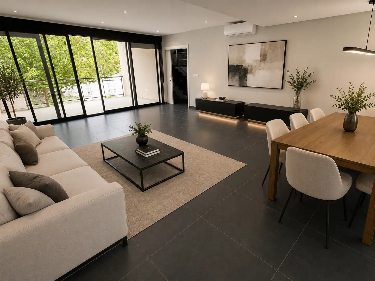Sala de estar de Casa o chalet en venta en Alicante / Alacant con Aire acondicionado, Jardín privado y Terraza