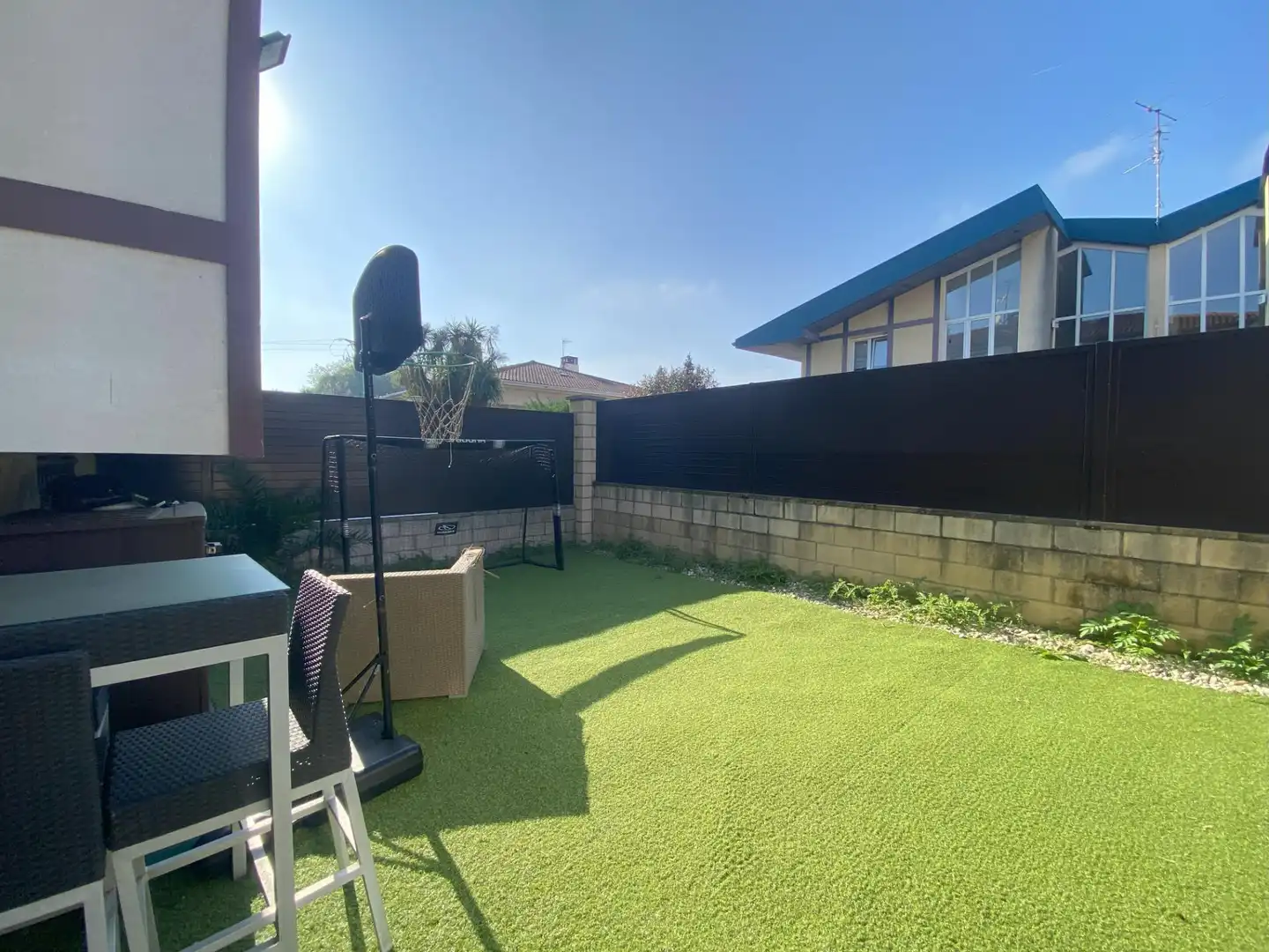 Terraza de Casa adosada en venta en Loiu con Aire acondicionado, Calefacción y Jardín privado