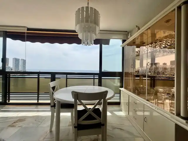 Comedor de Piso en venta en Benidorm con Terraza y Amueblado