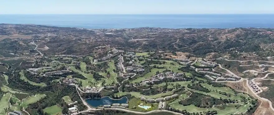Vista exterior de Àtic en venda en Mijas amb Aire condicionat, Calefacció i Terrassa
