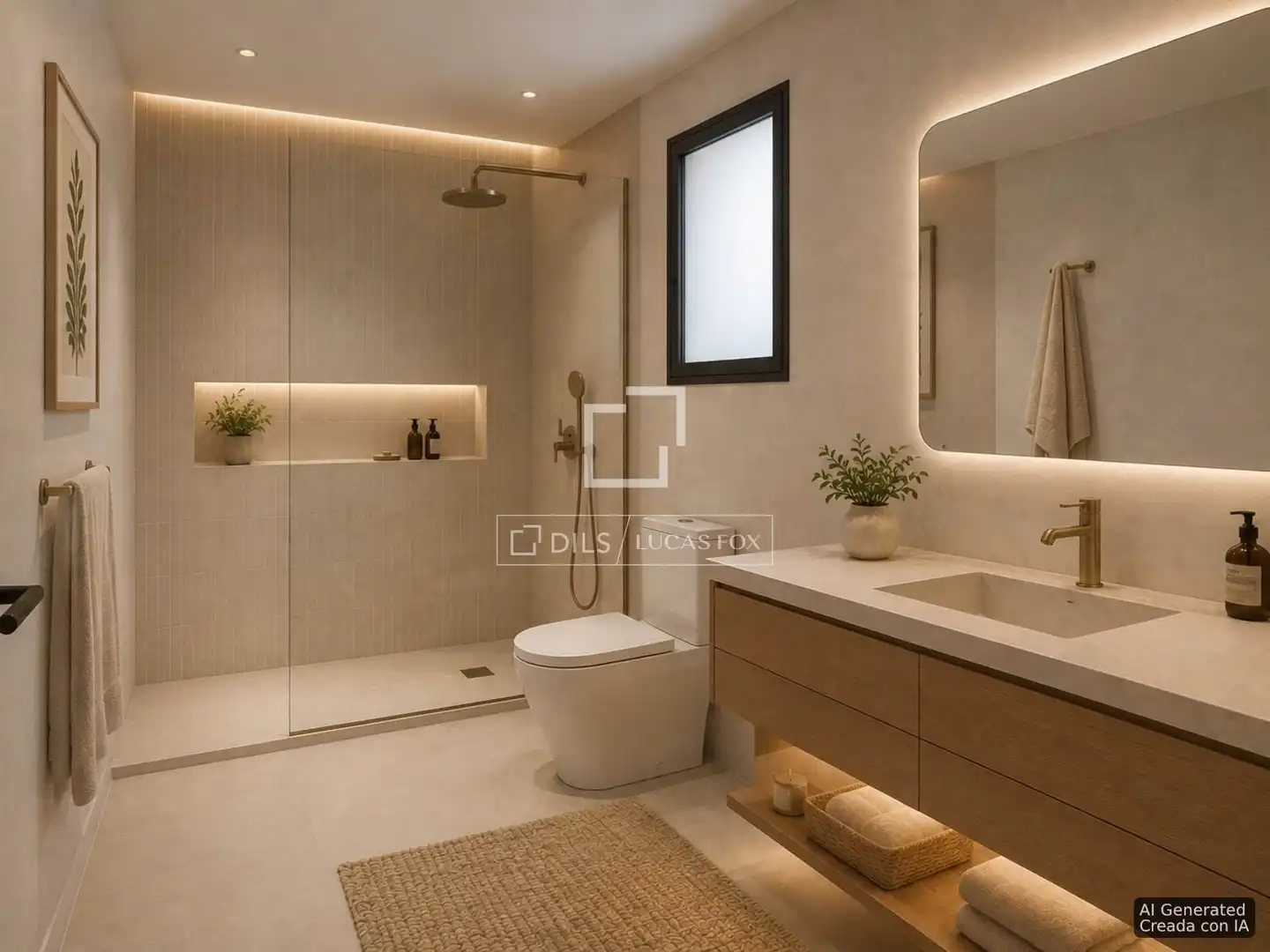 Bathroom of Flat for sale in Barcelona  with Air Conditioner and Heating