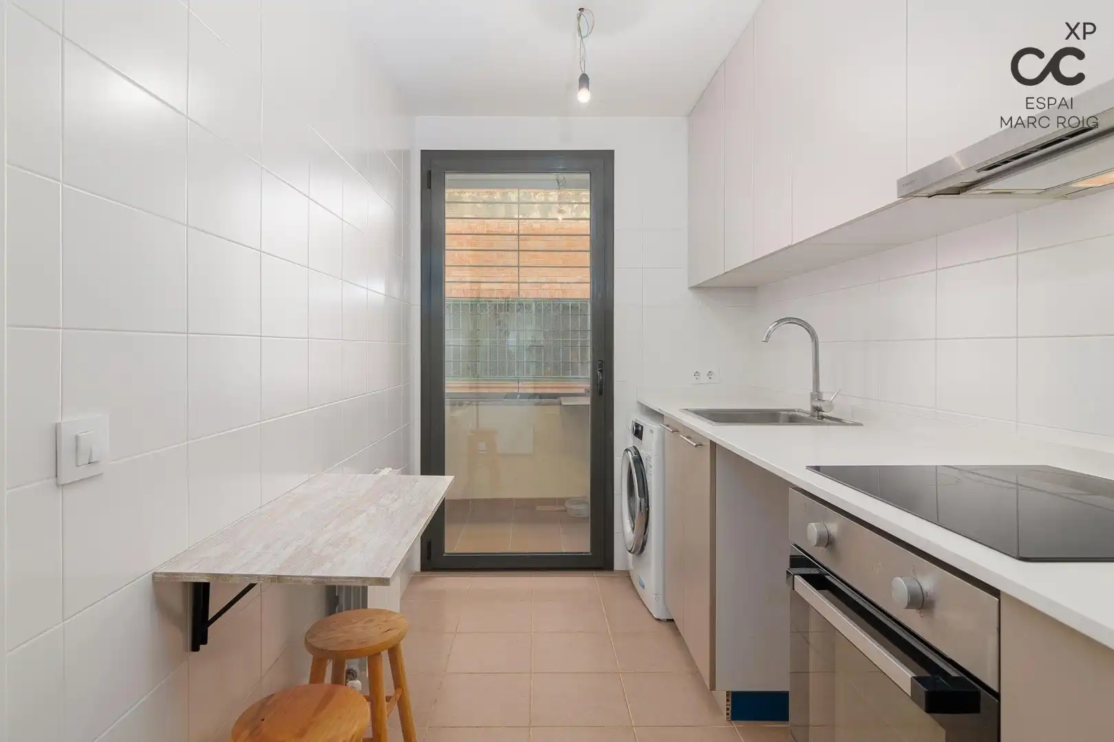 Küche von Erdgeschoss zum Verkauf in Figueres mit Heizung, Parkett und Terrasse