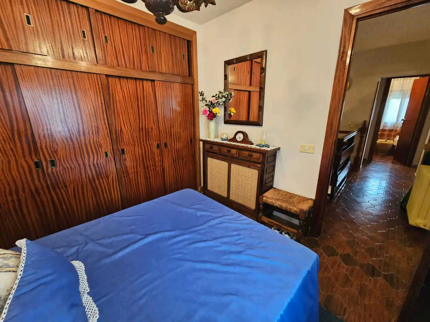 Schlafzimmer von Haus oder Chalet zum Verkauf in Cabanillas de la Sierra mit Heizung, Privatgarten und Terrasse