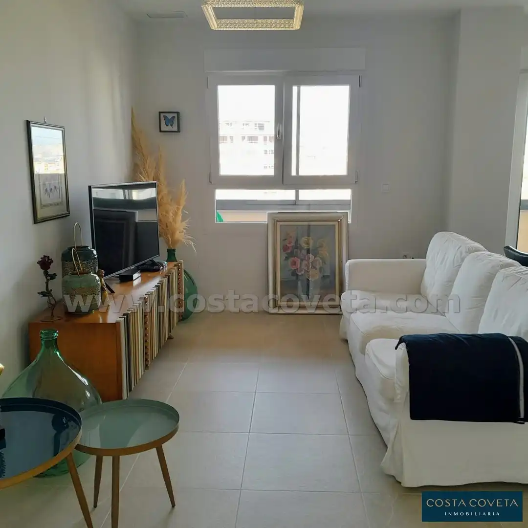 Living room of Apartments for sale in El Campello  with Air Conditioner, Swimming Pool and Furnished