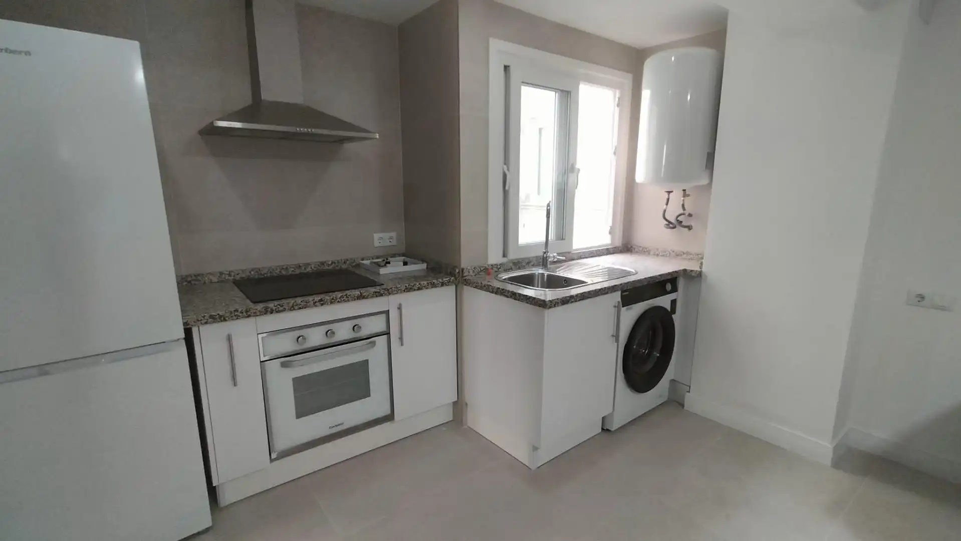 Kitchen of Flat for rent in Málaga  with Air Conditioner, Heating and Furnished