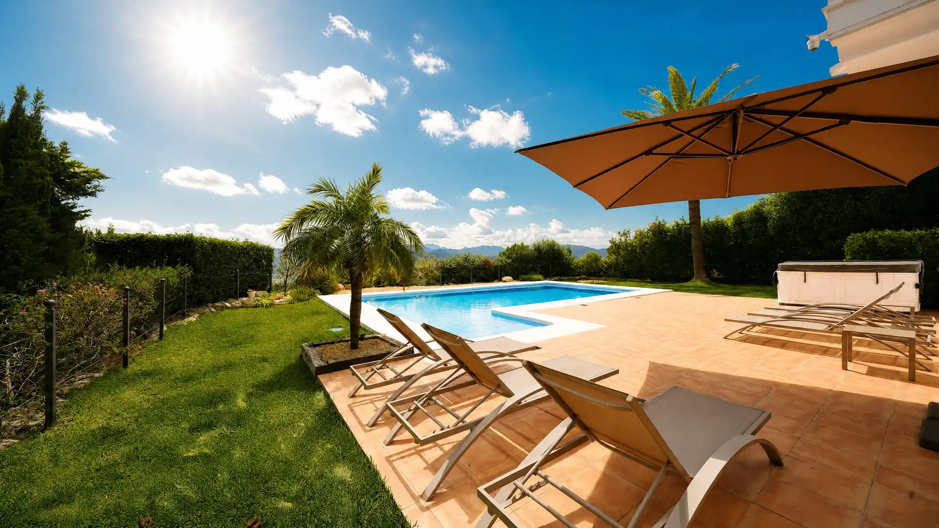 Swimming pool of Country homes for sale in Montgó - Ermita