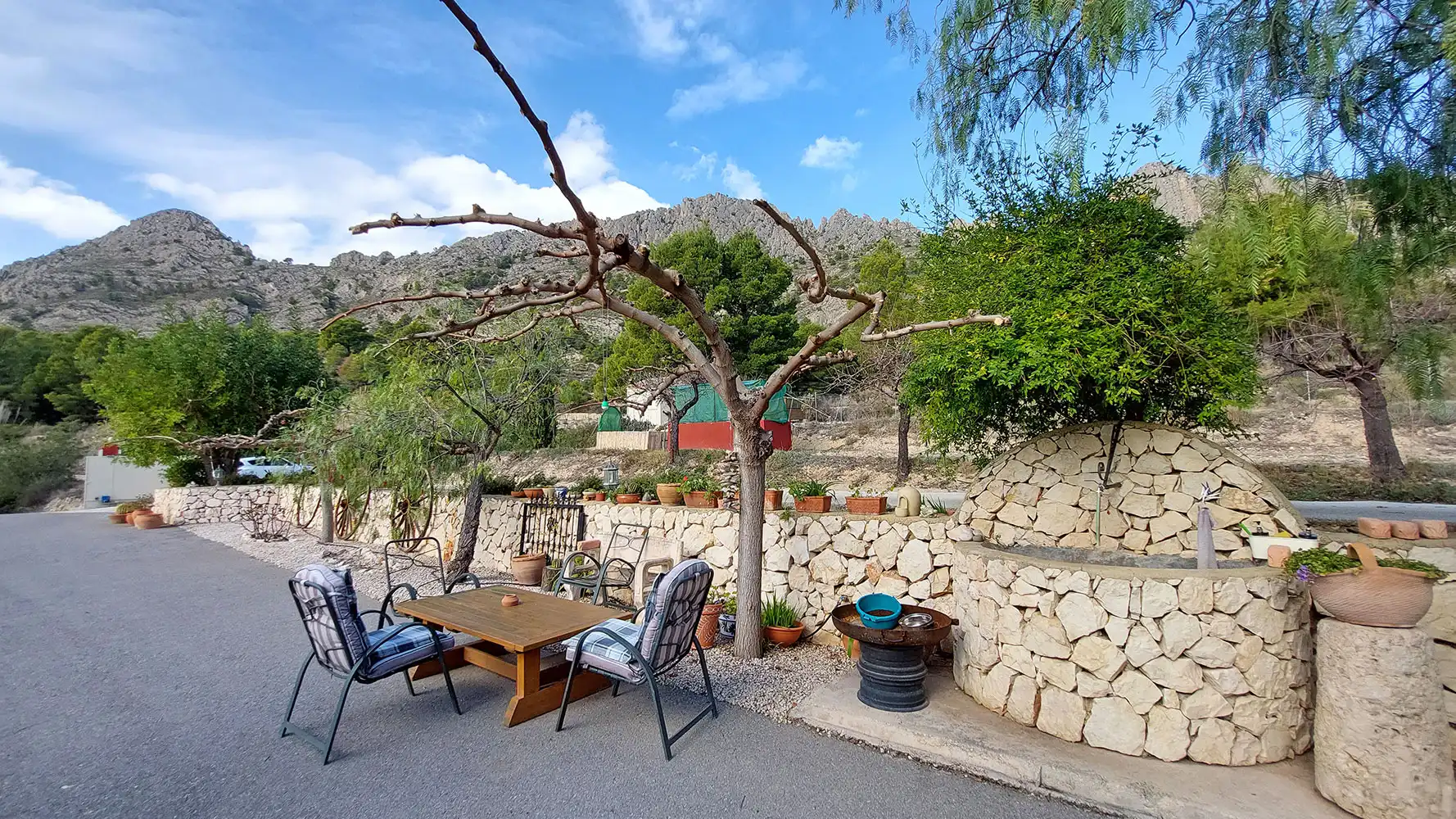 Terrassa de Casa o xalet en venda en Finestrat amb Aire condicionat, Calefacció i Jardí privat