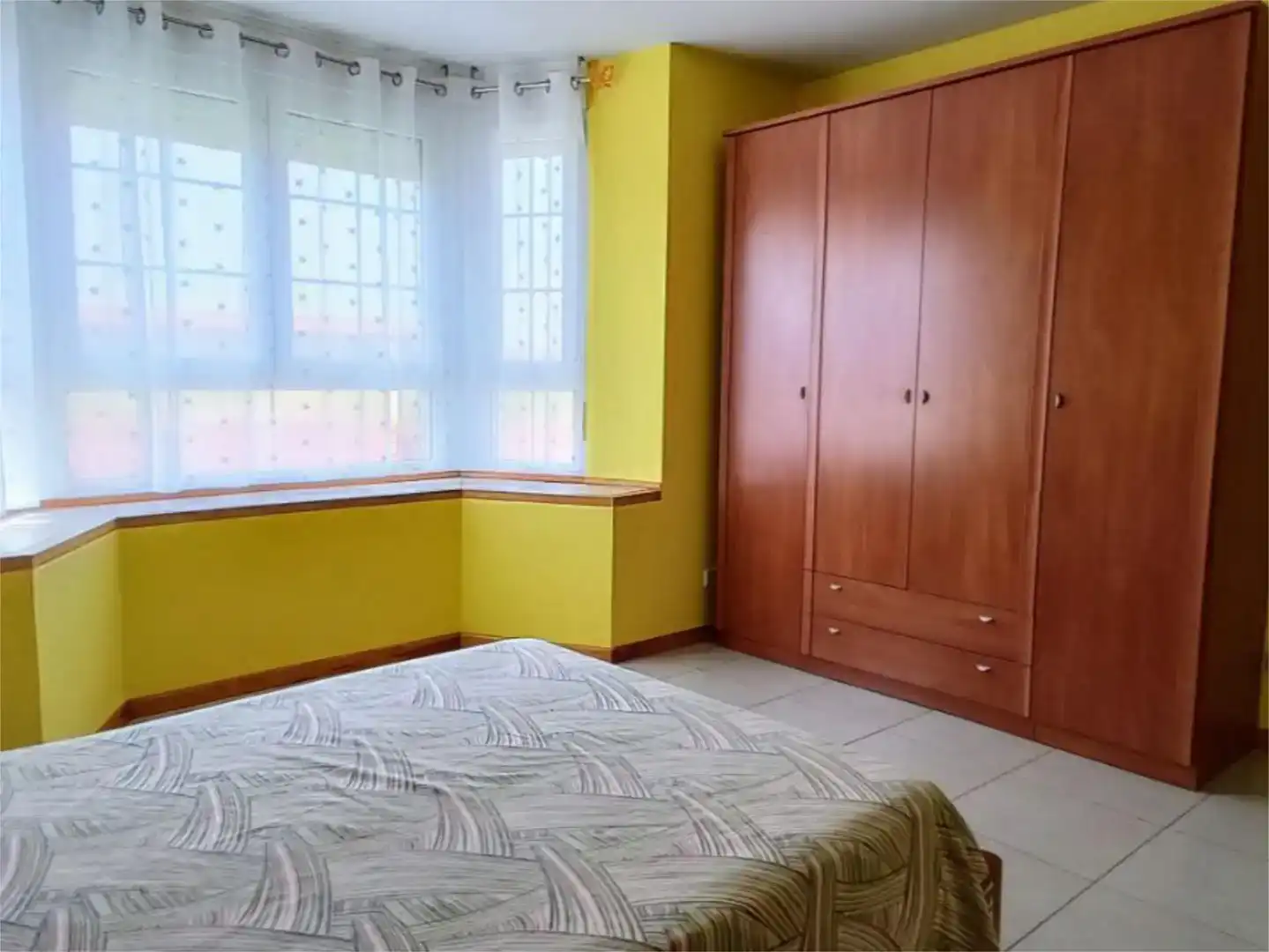 Bedroom of Flat for sale in Sanchonuño  with Heating, Private garden and Parquet flooring